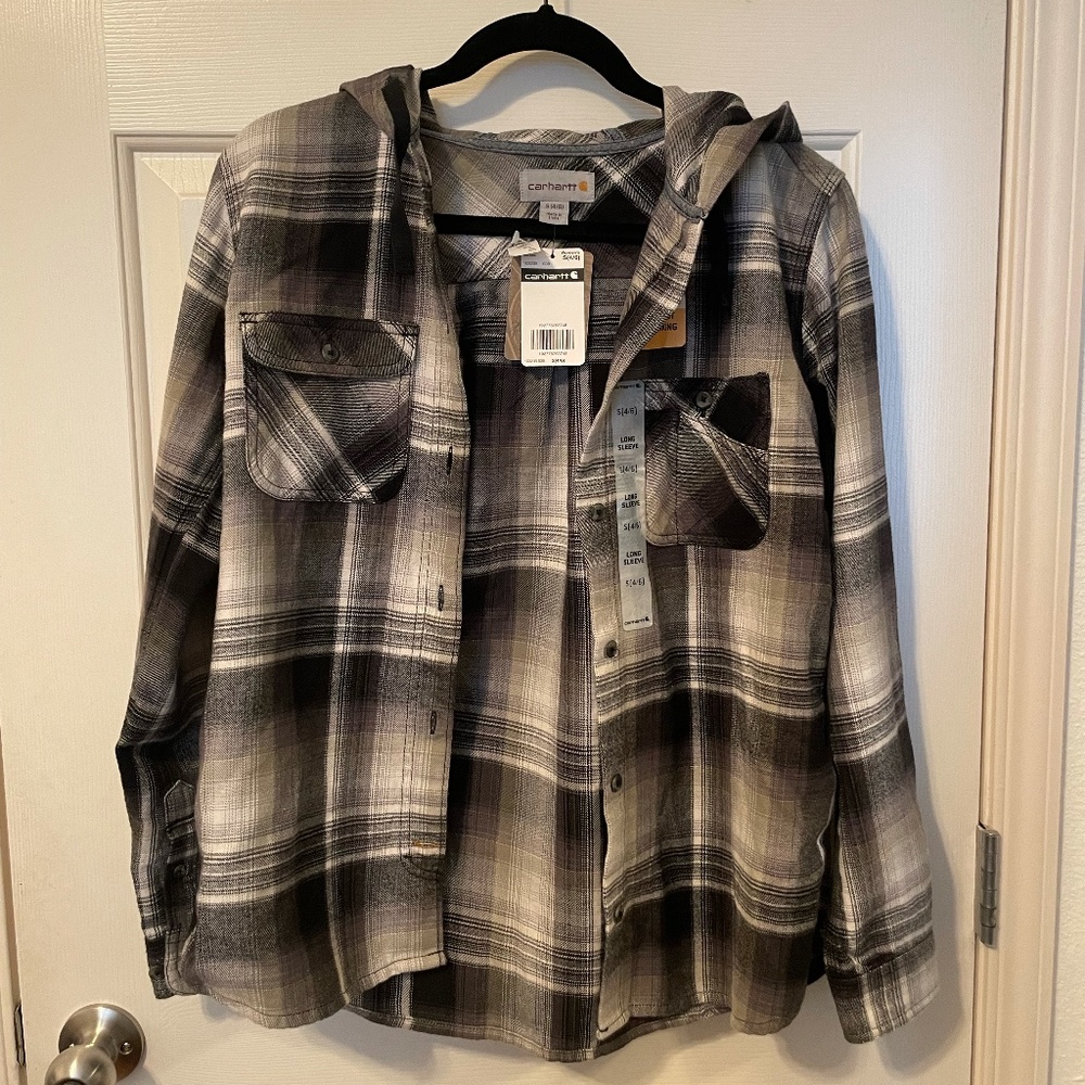 Carhartt Women’s Beartooth Hooded Flannel Shirt